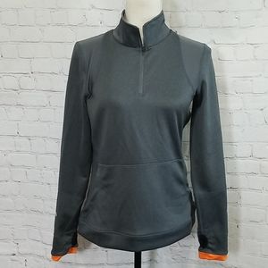 OrangeTheory Grey Quarter Zip Tech Pullover